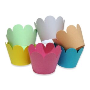 Saia para Cupcake Pequena Cores Lisas