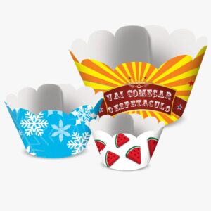 Saia para Cupcake Pequena Temática