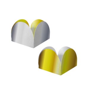 Forminha Luxo Média Metalizada (Duo Color)