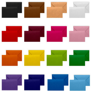 Envelope Pequeno Cores Lisas