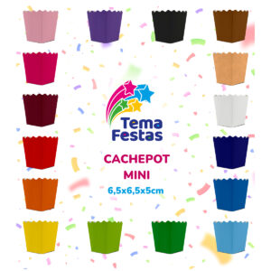 Cachepot Mini Cores Lisas