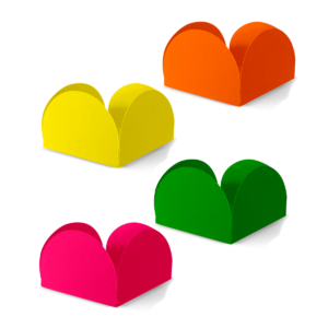 Forminha Luxo Grande Cores Neon