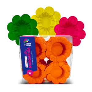 Forminha Margarida Grande Cores Neon