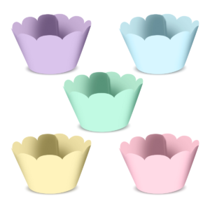 Saia para Cupcake Grande Candy Colors
