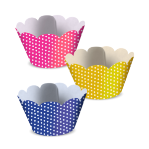 Saia para Cupcake Pequena Poá