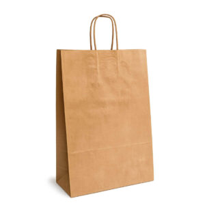 Sacola P - Papel Reciclado com Alça de Papel